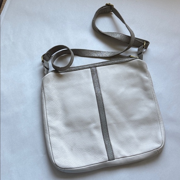 Fossil Crossbody bag with adjustable strap Womens pebbled leather sparkle strap - Picture 2 of 14